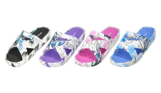 Wholesale Footwear Floral Summer Slide