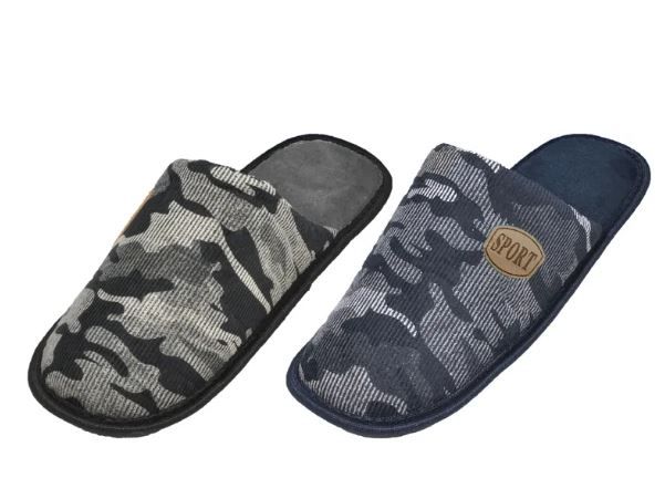 Wholesale Footwear Men Camo Slippers