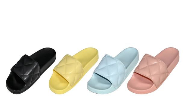 Wholesale Footwear Quilted Fashion Pattern Sandals