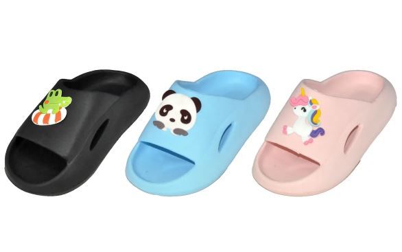Wholesale Footwear Kids Animal Slides