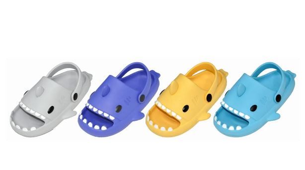 Wholesale Footwear Kids Full Shark Slipper