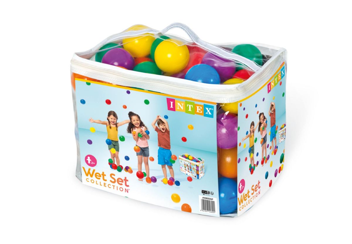 Wholesale Footwear MultI-Colored Plastic Balls - 100 Pieces 3.125"