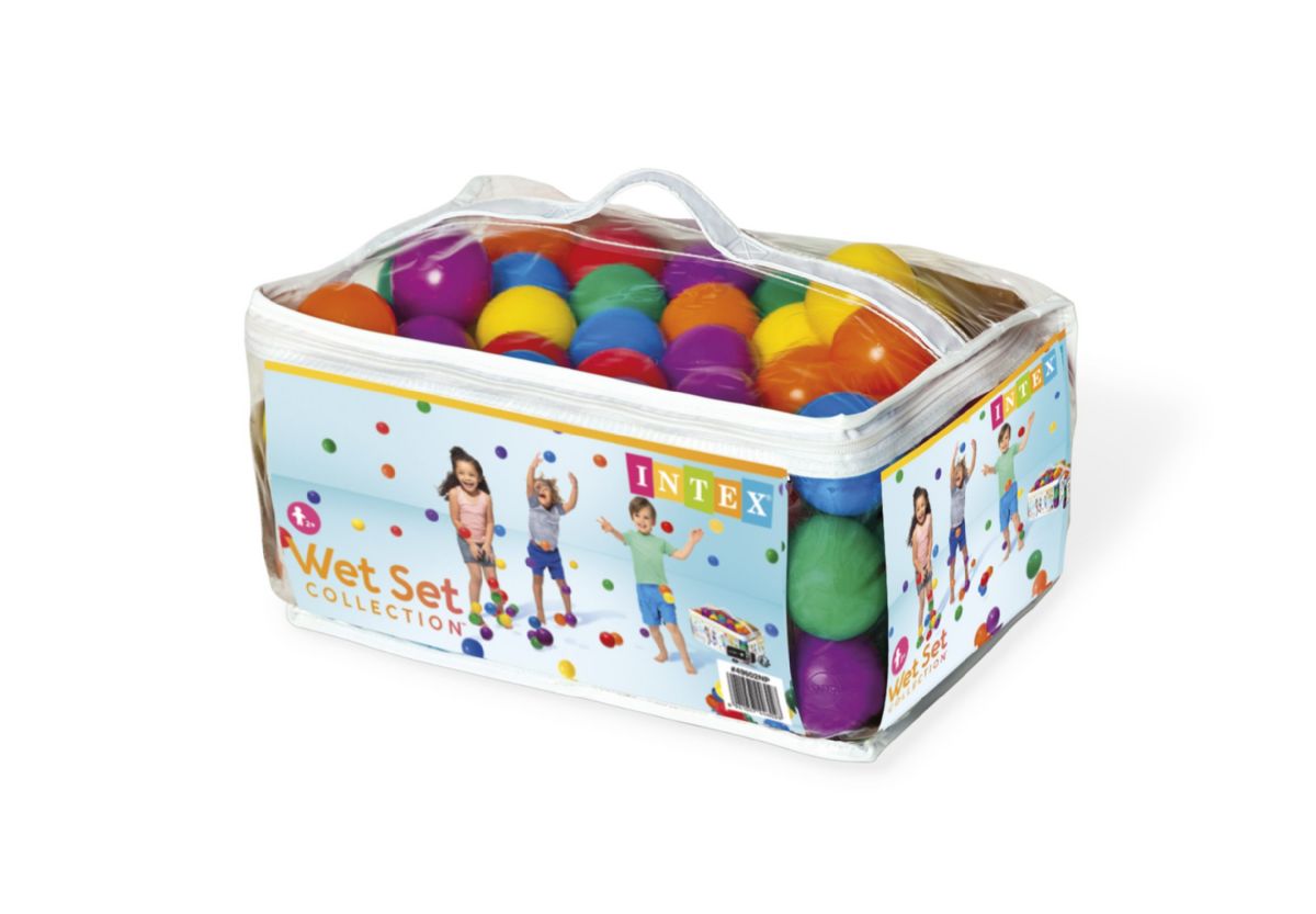 Wholesale Footwear MultI-Colored Plastic Balls - 100 Pieces 2.56"