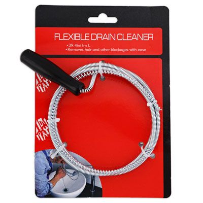 Wholesale Footwear Drain Cleaner Flex Wire Brush 39.4in Hrdw/tcd