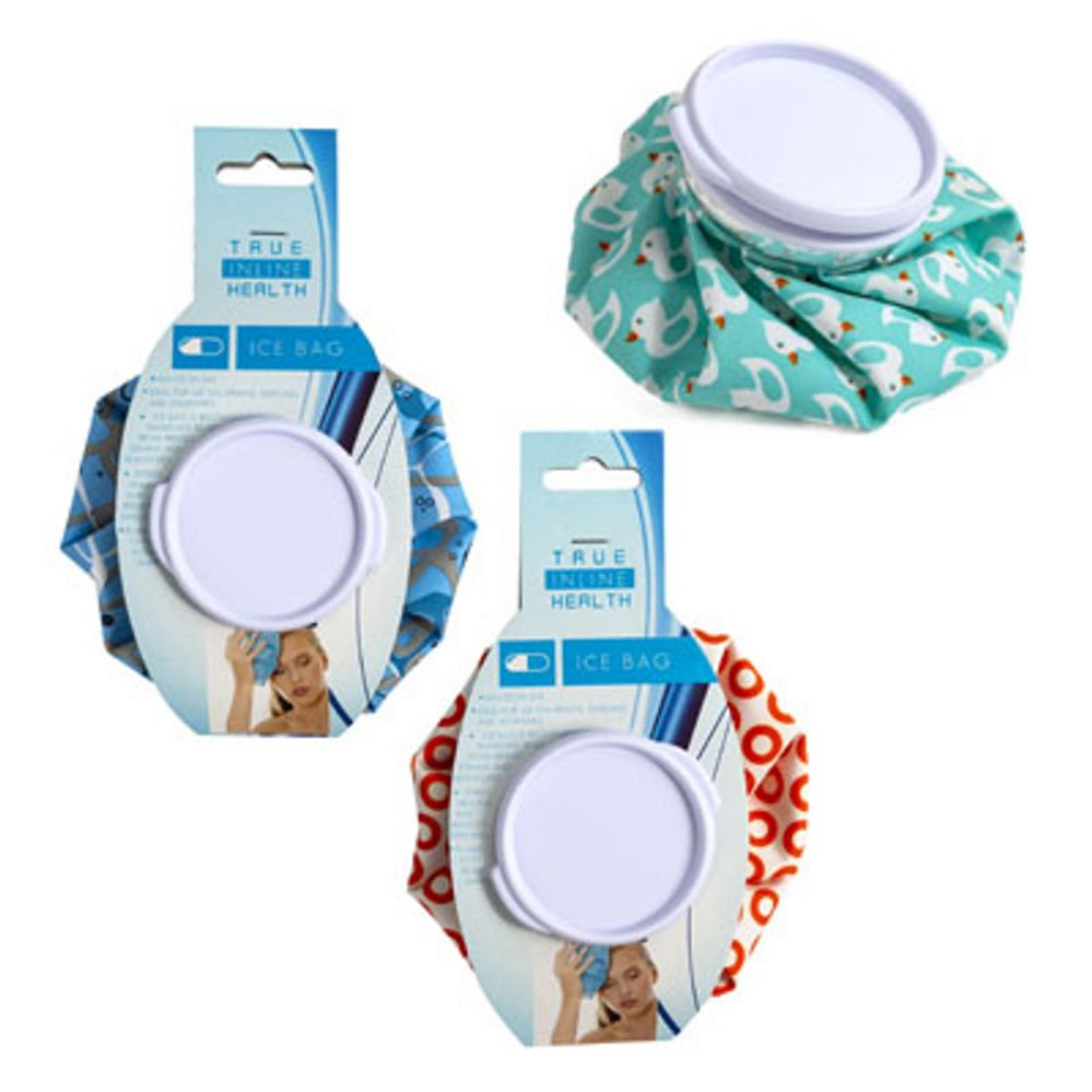 Wholesale Footwear Ice Bag 6in 3ast Designs Max Temp 60c/140f Hba Slv Card