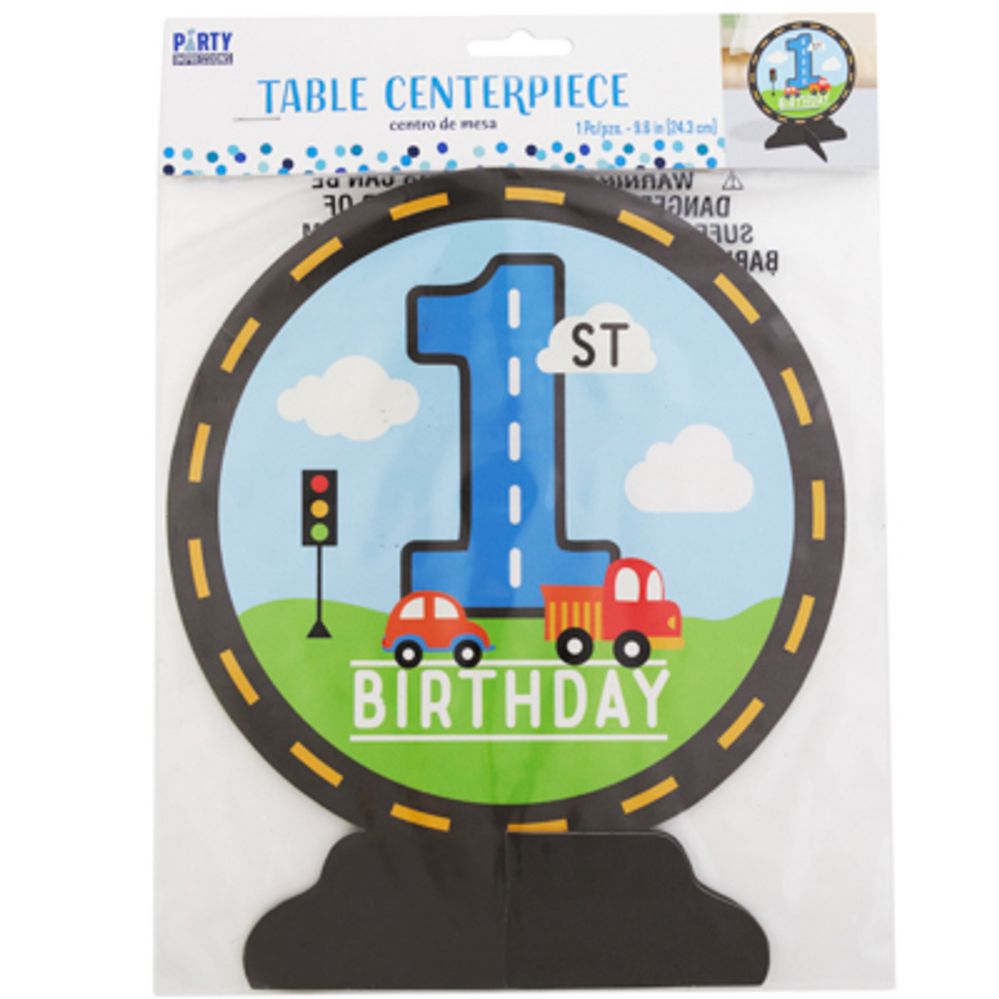 Wholesale Footwear Table Centerpiece On The Road 1st Birthday
