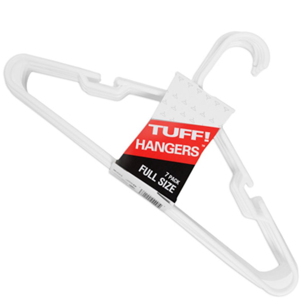 Wholesale Footwear Hangers Tubular White 7ct Full Size Stackable Counter Display Made In Usa