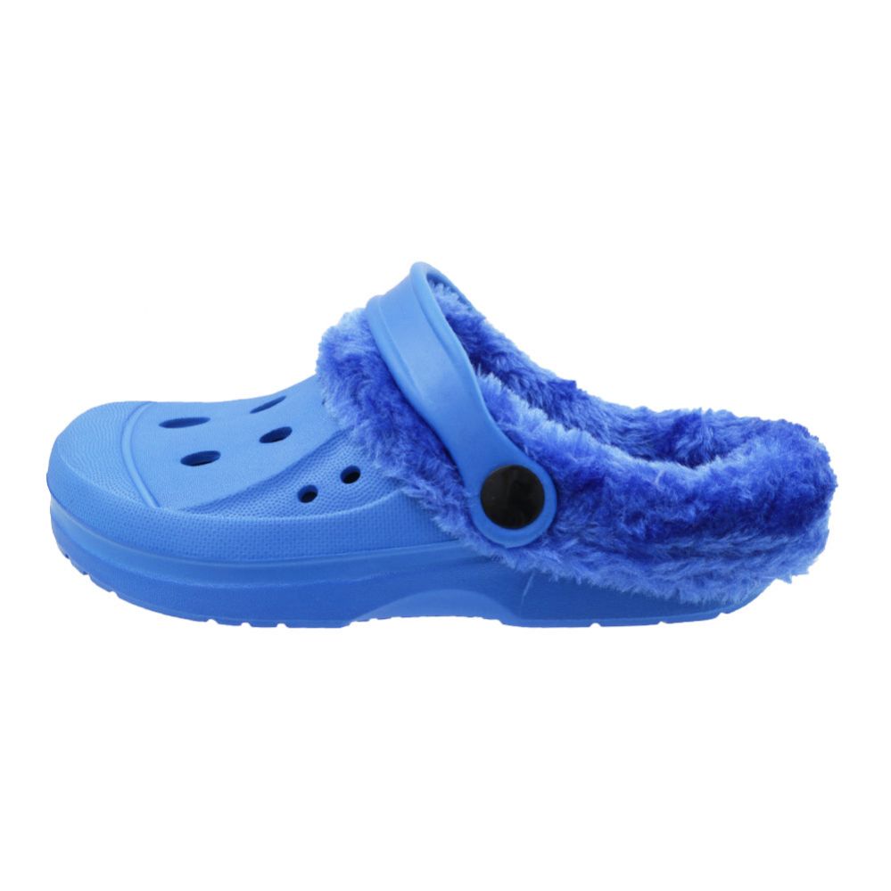 Wholesale Footwear Toddler's Fleece Lined Clog Navy