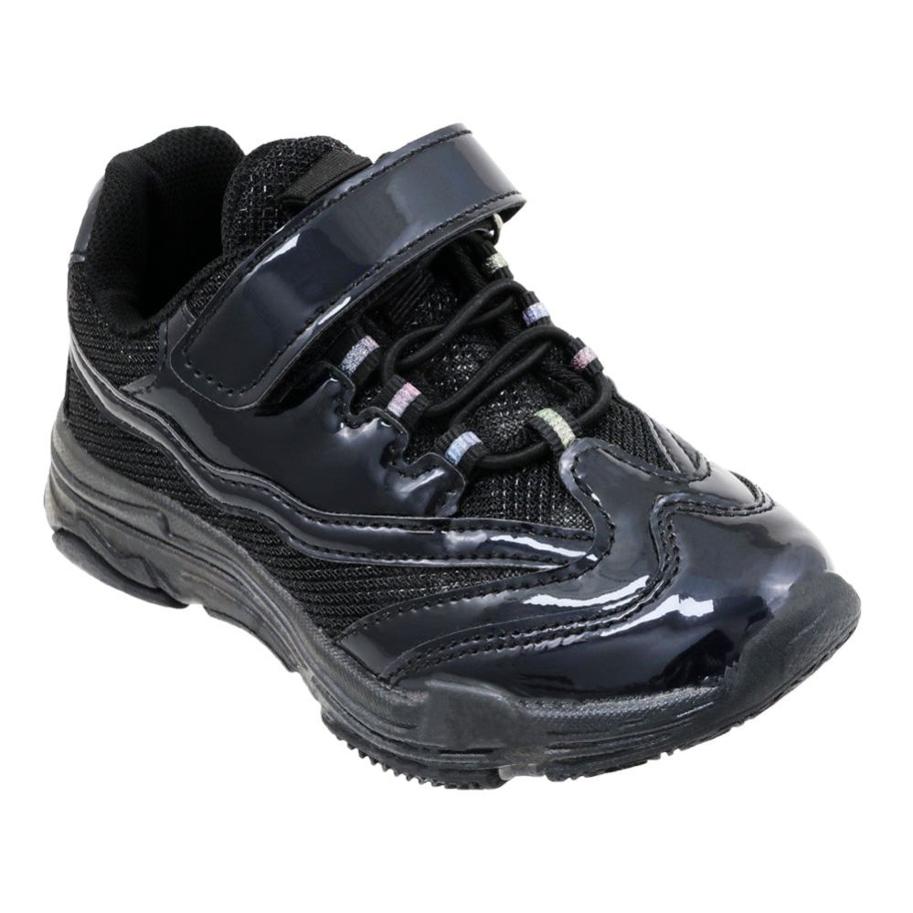 Wholesale Footwear Girl's Sneaker Black