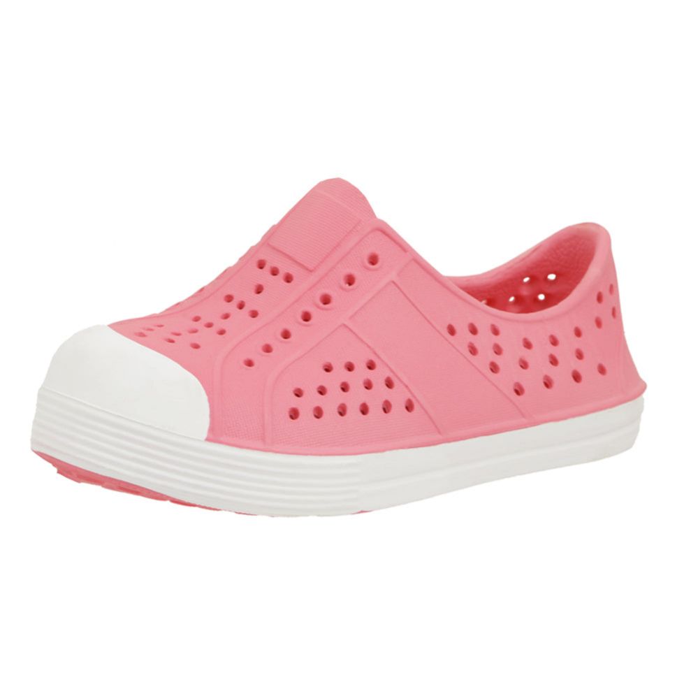 Wholesale Footwear Girls Toddler Perforated Slip On Clog Pink