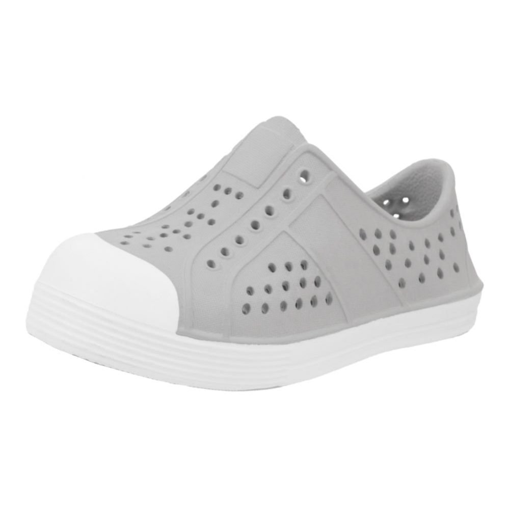Wholesale Footwear Boys Toddler Perforated Slip On Clog Gray
