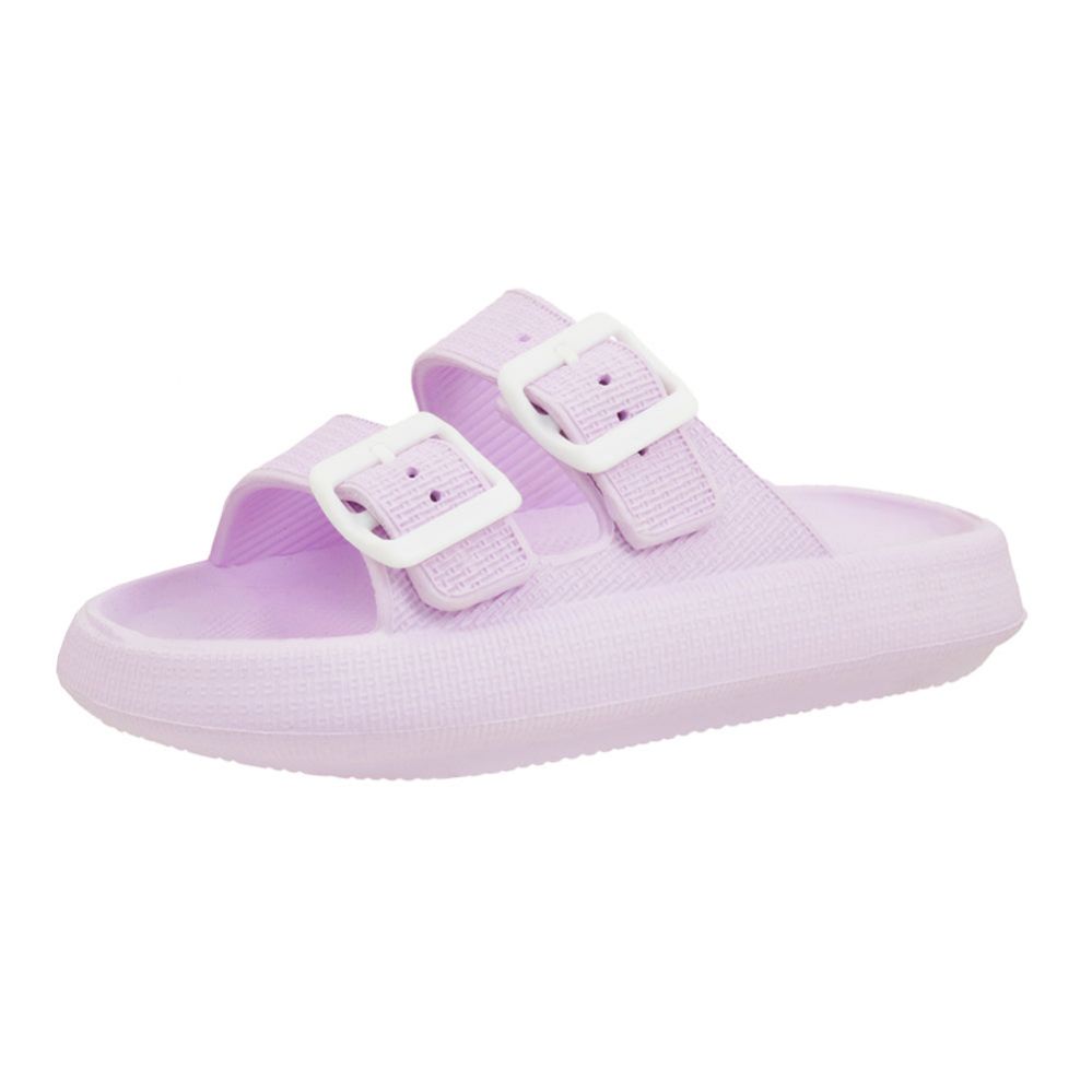 Wholesale Footwear Women's Cloud Double Strap Sandal Liliac