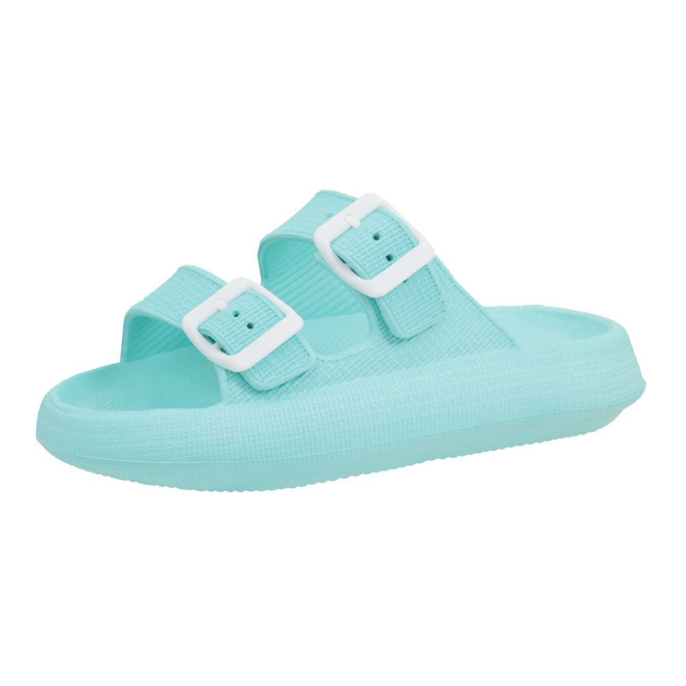 Wholesale Footwear Women's Cloud Double Strap Sandal Seafoam