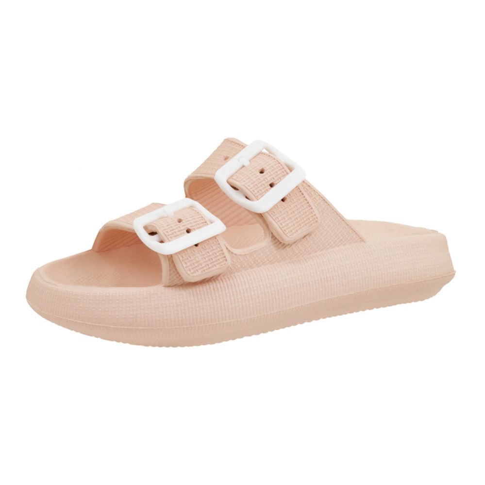 Wholesale Footwear Women's Cloud Double Strap Sandal Mauve