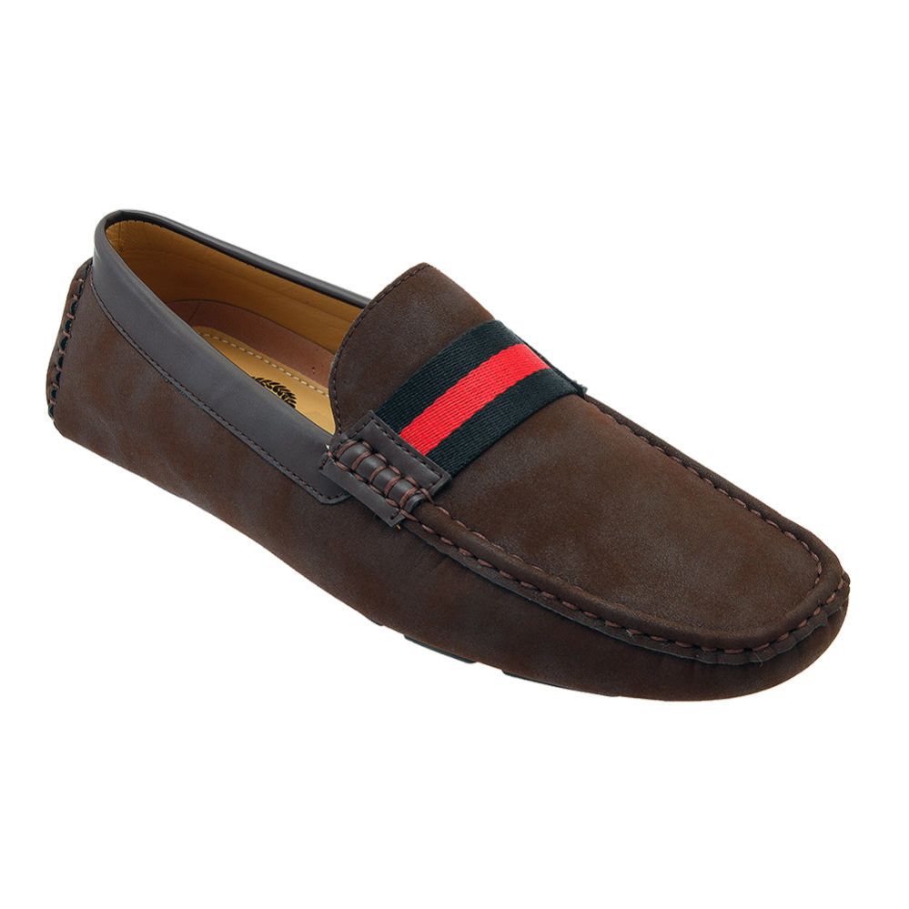 Wholesale Footwear Men's Driving Shoes Brown