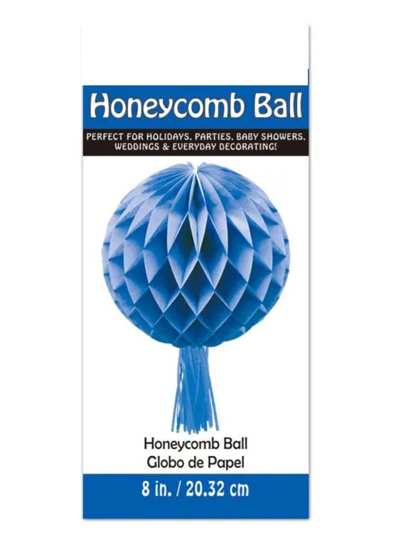 Wholesale Footwear Honeycomb Ball 8" In Royal Blue