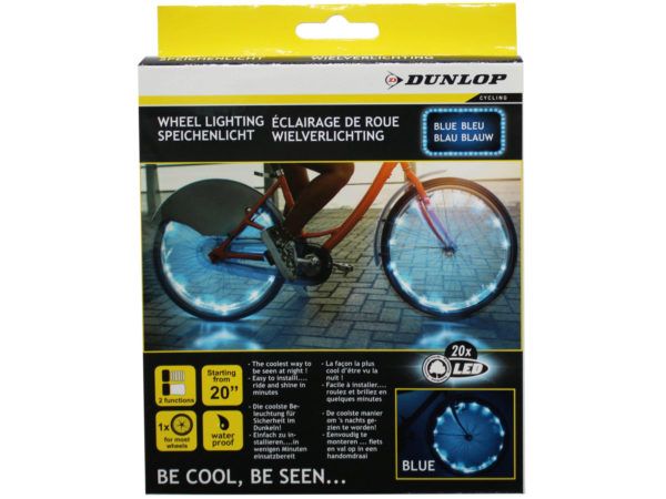 Wholesale Footwear Bicycle Wheel Decorative Tube Lights In Blue