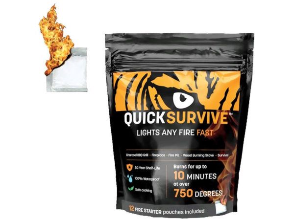 Wholesale Footwear Quick Survive Weatherproof And Waterproof Fire Starter Pouch