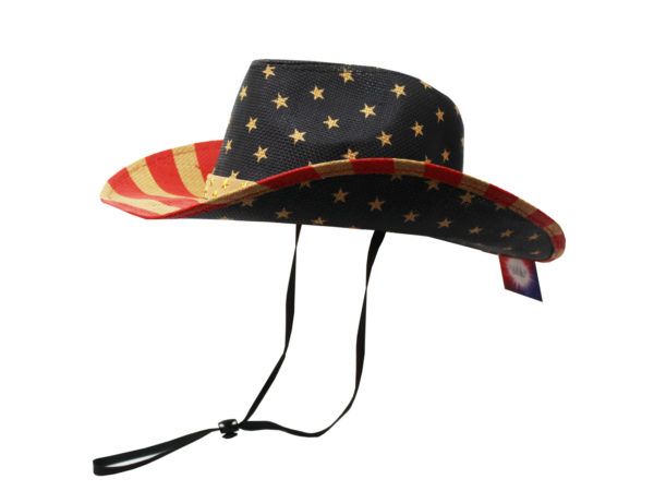 Wholesale Footwear Lulla Collection Stars And Stripes Cowboy Hat