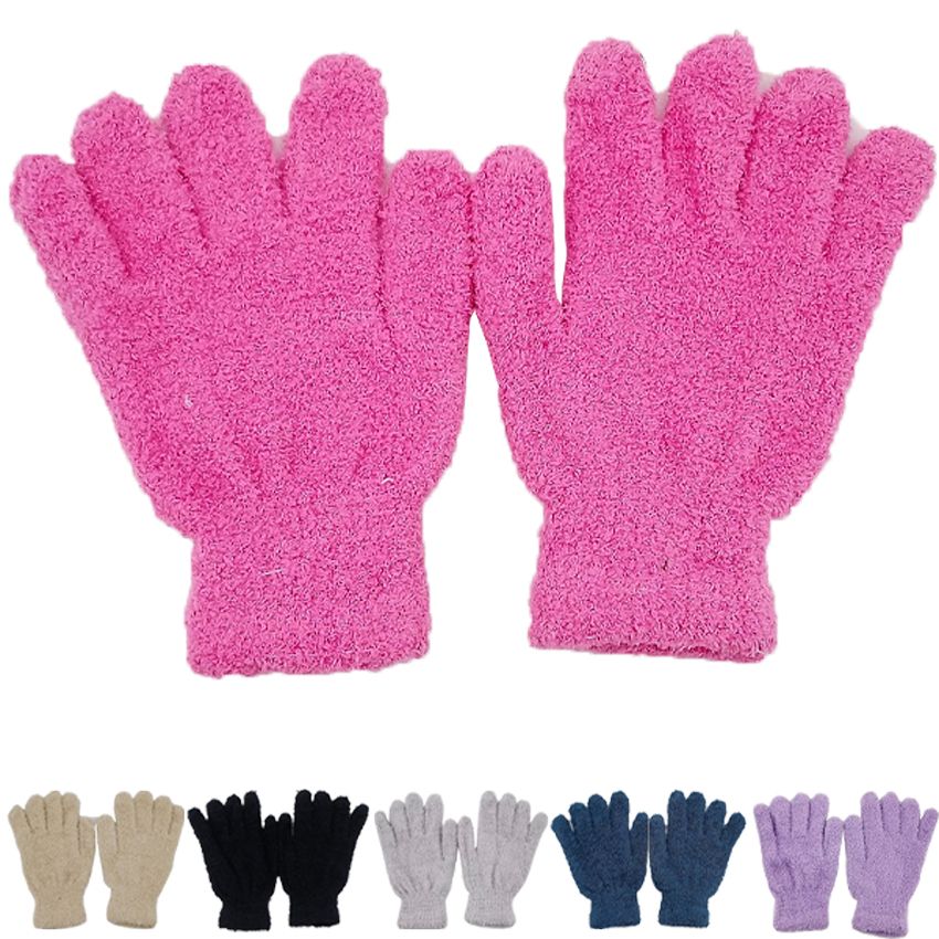 Wholesale Footwear Plain Colors Winter Gloves