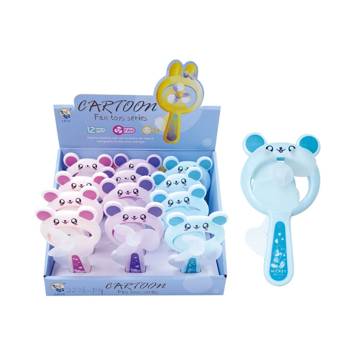 Wholesale Footwear Mouse Cartoon Push Fan