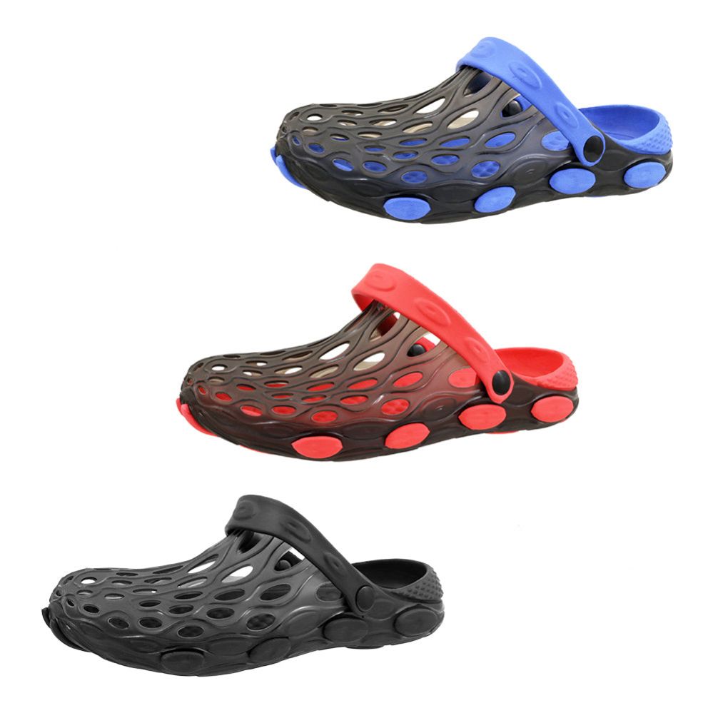 Wholesale Footwear Men's Two Tone Clog Assorted