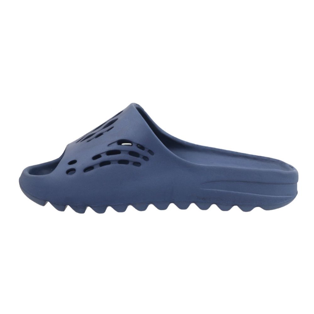 Wholesale Footwear Men's Perforated Slide Navy