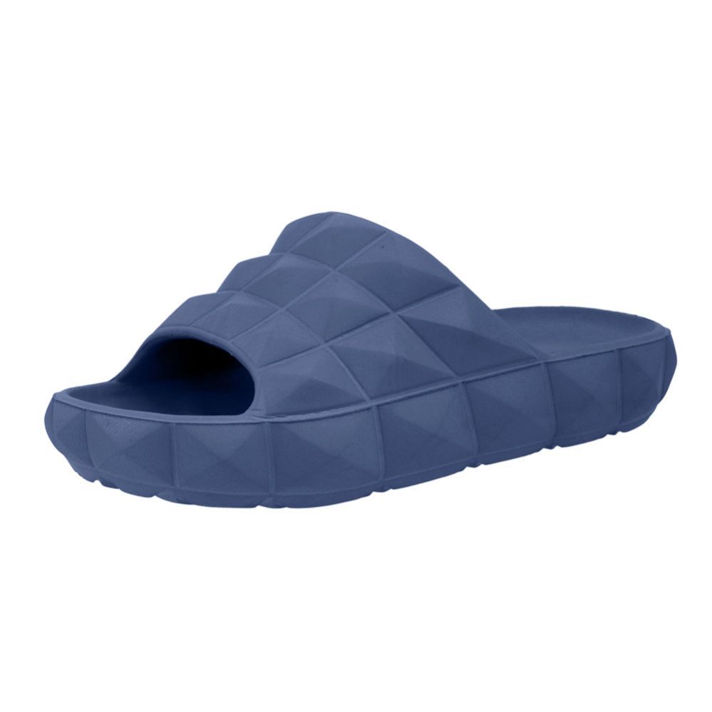 Wholesale Footwear Men's Diamond Slide Navy