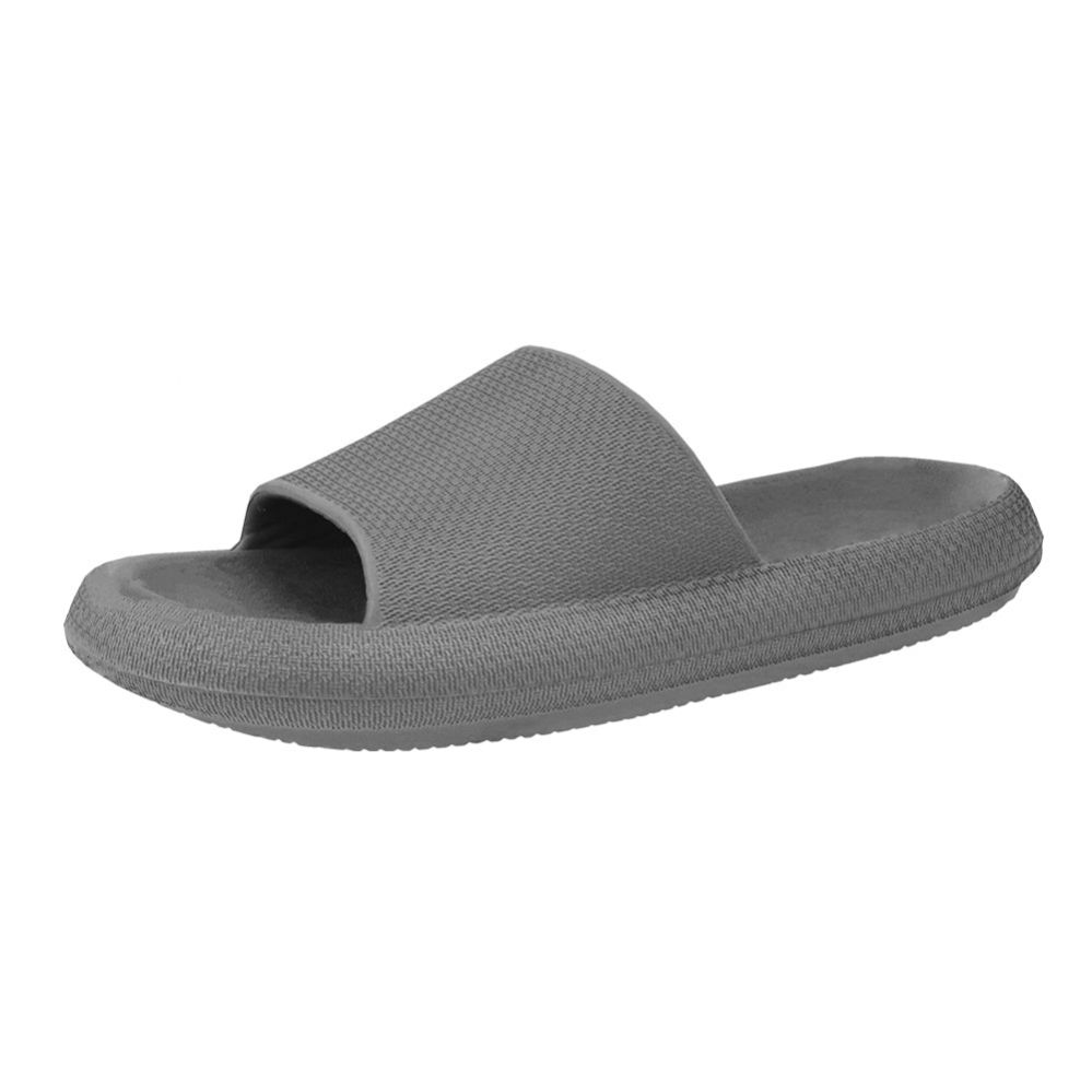 Wholesale Footwear Men's Double Layer Cloud Slide Gray
