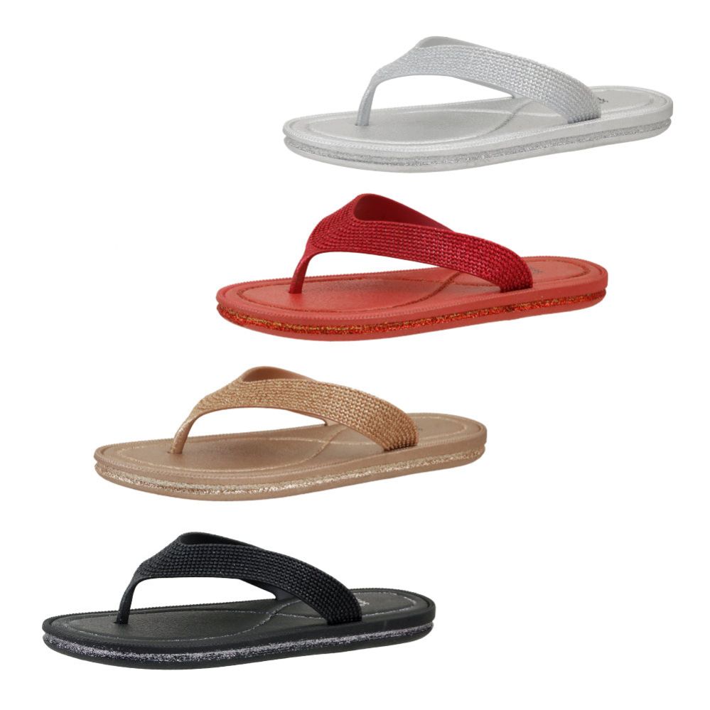 Wholesale Footwear Women's Glitter Sandal Assorted