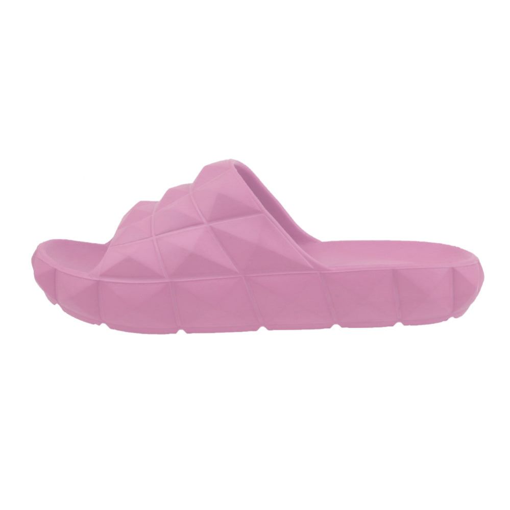 Wholesale Footwear Women's Diamond Slide Pink