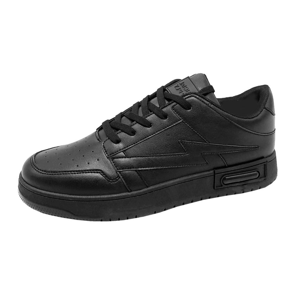 Wholesale Footwear Men's Low Court Sneaker Black