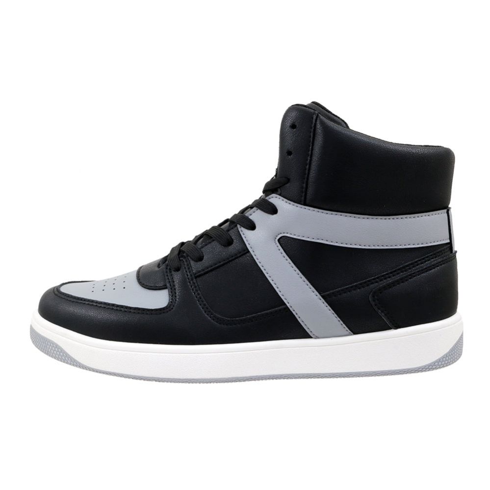 Wholesale Footwear Men's Hightop Sneaker Gray