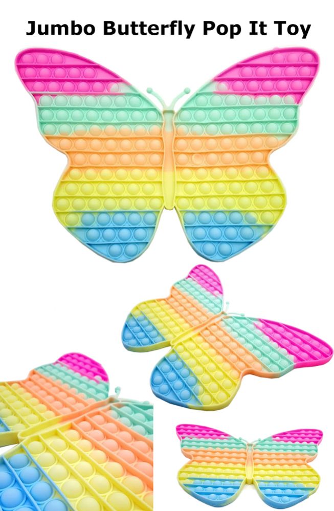 Wholesale Footwear Jumbo Butterfly Pop it
