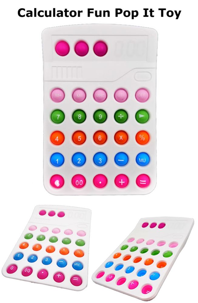 Wholesale Footwear Carnival Prize - Pop It Calculator