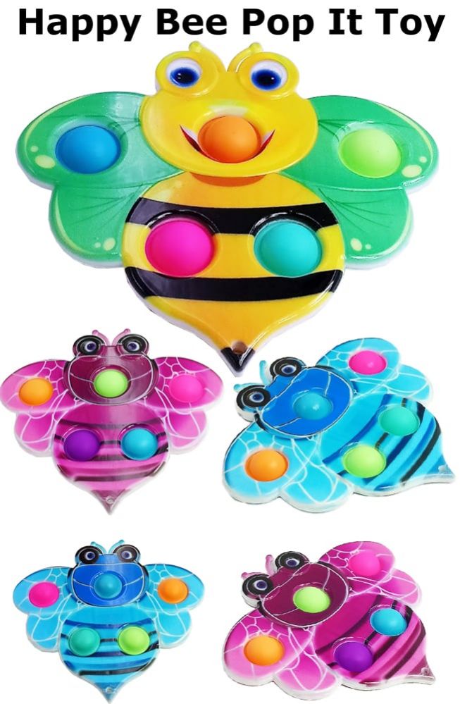 Wholesale Footwear Happy Bee Pop It Toy