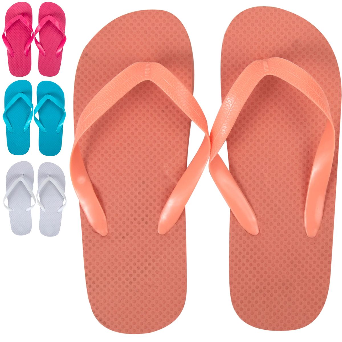 Wholesale Footwear Women's Flip Flops 4 Color Assortment
