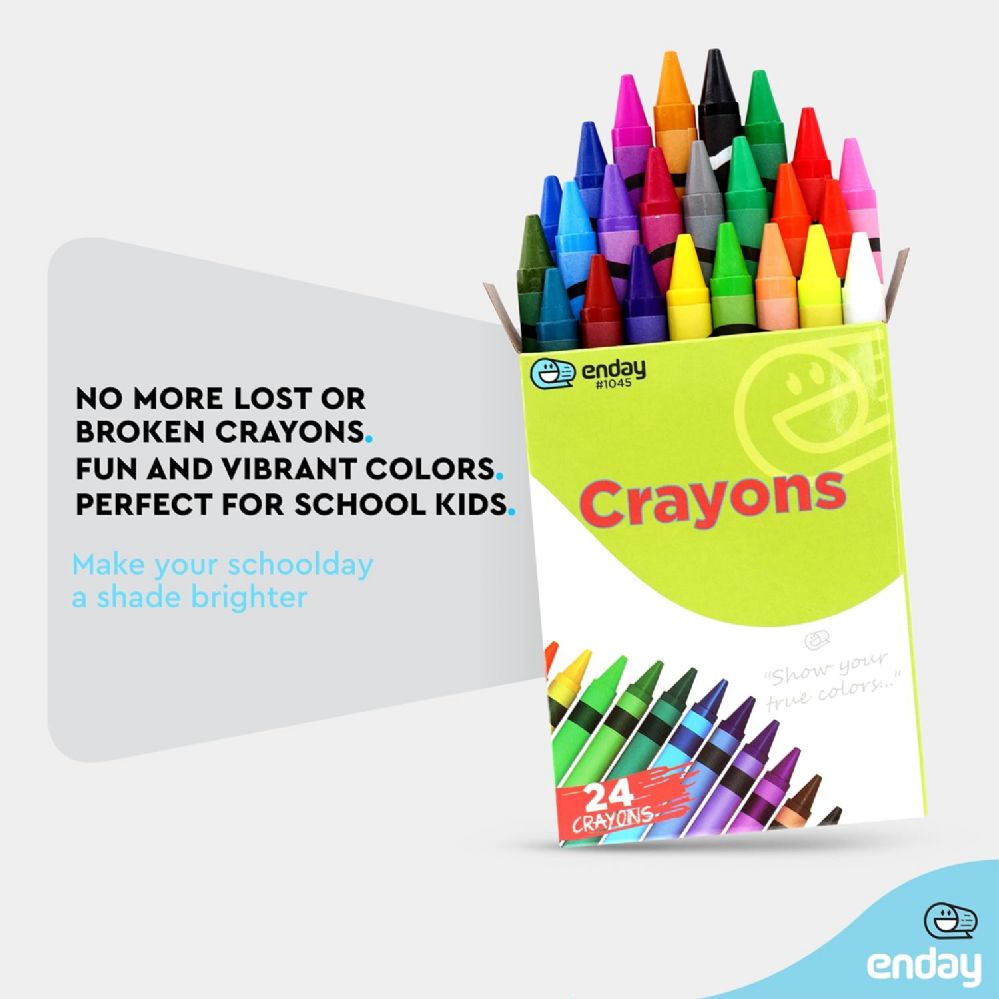 Wholesale Footwear 24 Box Crayons
