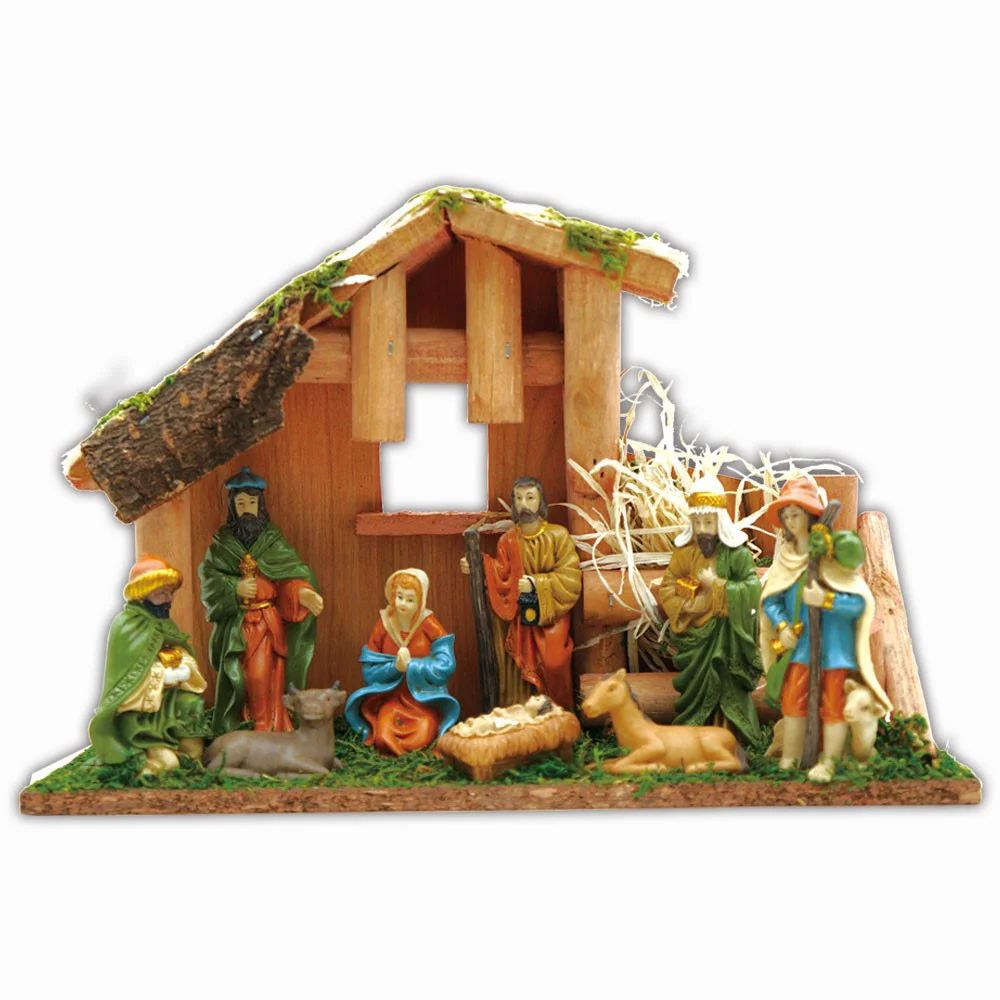 Wholesale Footwear Led Religious Nativity Set