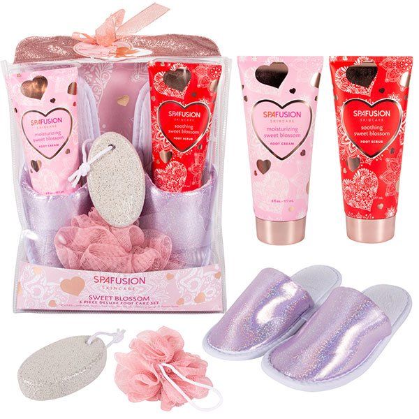 Wholesale Footwear Sweet Blossom Slipper Set / Gold