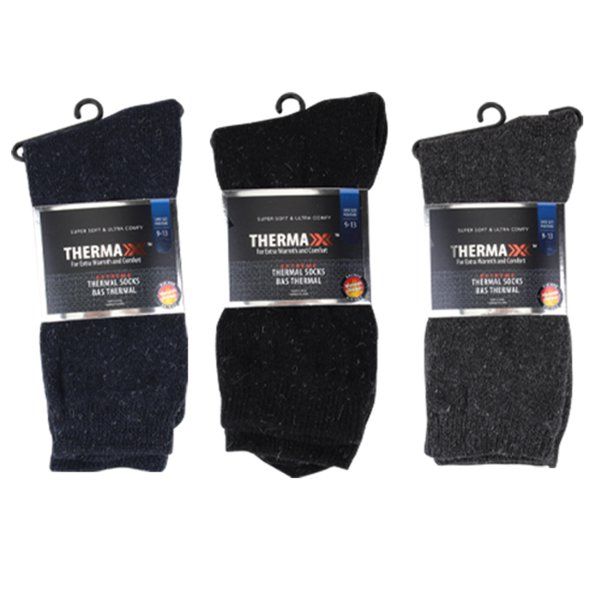 Wholesale Footwear Thermaxxx Winter Thermal Work Socks
