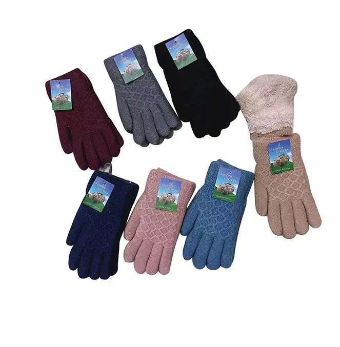 Wholesale Footwear Women's Fleece Lined Warm Winter Gloves