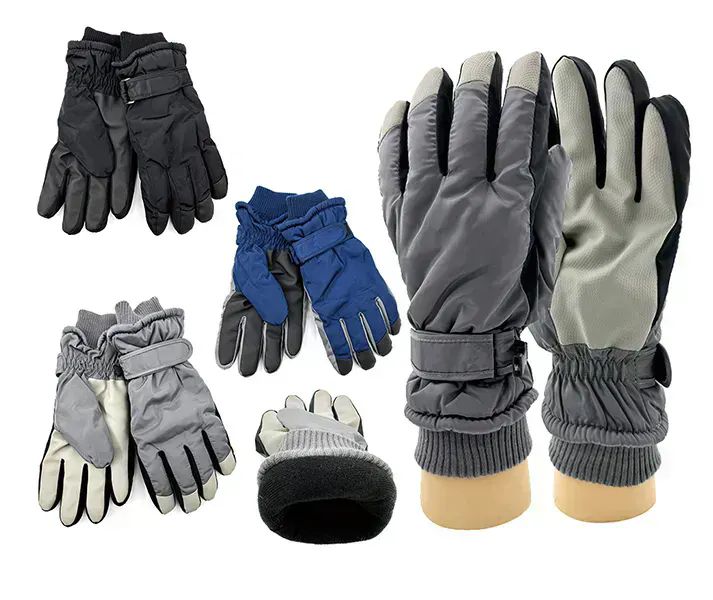 Wholesale Footwear Mens Heavy Duty Winter Touch Gloves In Assorted Colors