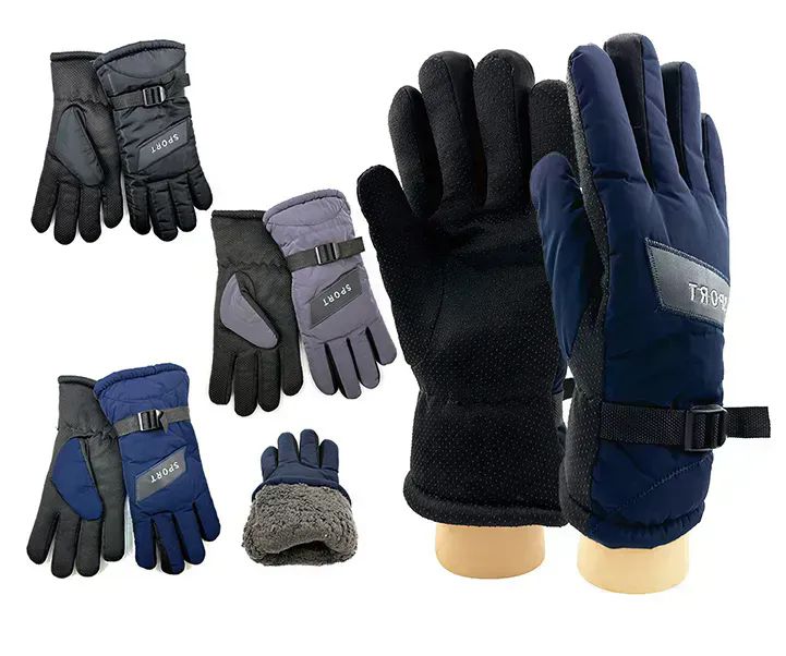 Wholesale Footwear Unisex Heavy Duty Winter Gloves With Strap