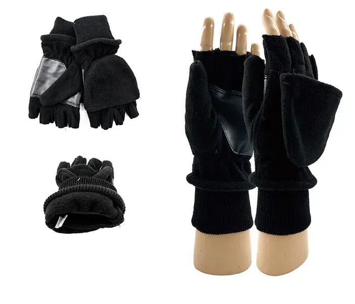 Wholesale Footwear Unisex Heavy Duty Adjustable Fingerless Winter Gloves