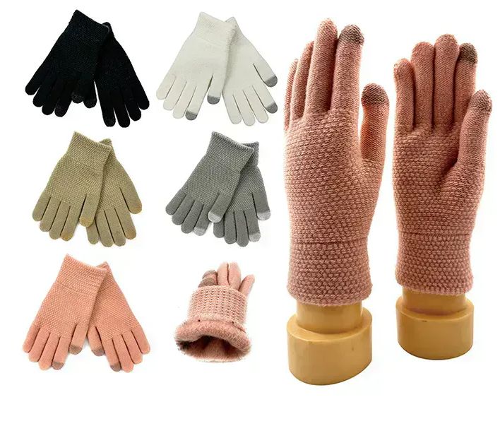 Wholesale Footwear Womens Touchscreen Winter Gloves