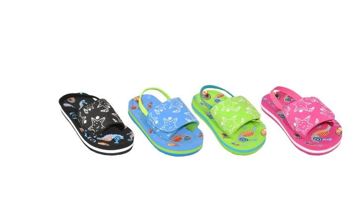 Wholesale Footwear Toddler Elastic Banded Sandal