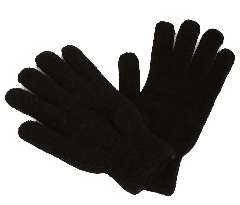 Wholesale Footwear Adult Black Winter Gloves