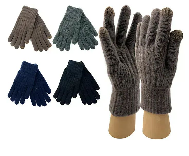 Wholesale Footwear Mens Winter Touchscreen Gloves