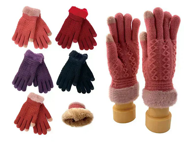 Wholesale Footwear Womens Winter Touchscreen Gloves